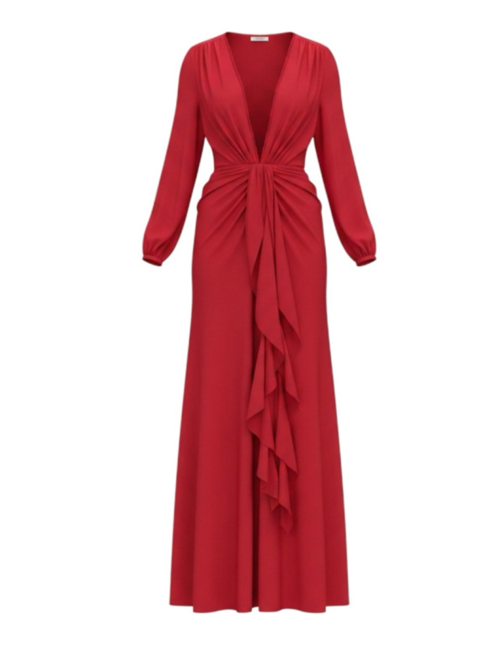 Ronny Kobo Quinne Dress, Crimson - Picture 5 of 5